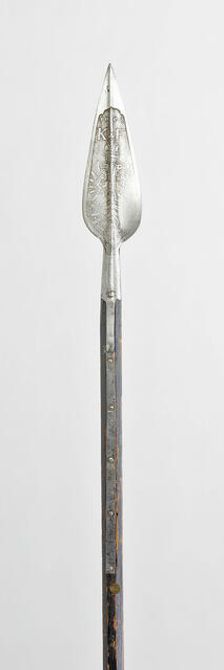 Spear for the Bodyguard of Emperor Ferdinand I, Austrian, 1558. Creator: Unknown