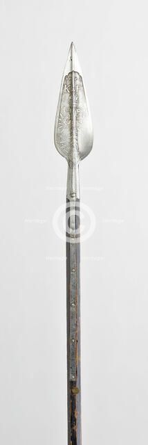 Spear for the Bodyguard of Emperor Ferdinand I, Austrian, 1558. Creator: Unknown.