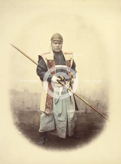 Spear-Men or Lancers, 1866-1867. Creator: Felice Beato.