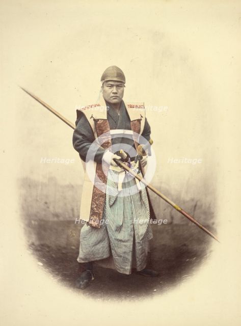 Spear-Men or Lancers, 1866-1867. Creator: Felice Beato.