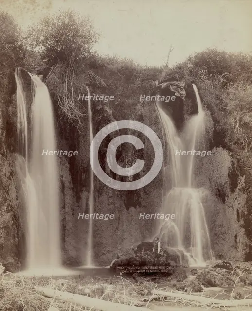 Spearfish Falls Black Hills, Dak, 1889. Creator: John C. H. Grabill.