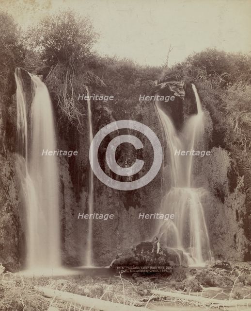 Spearfish Falls Black Hills, Dak, 1889. Creator: John C. H. Grabill.