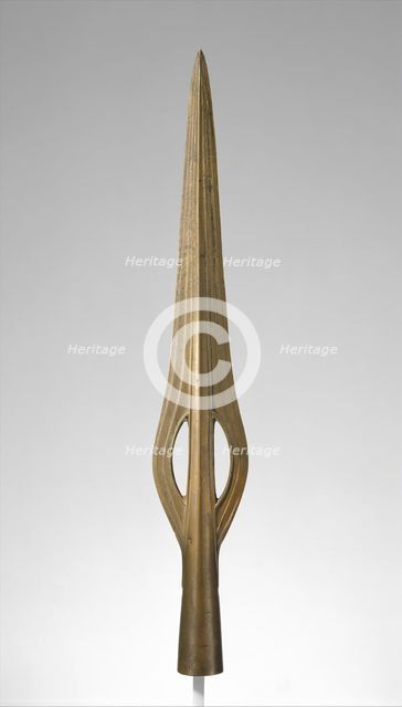Spearhead, Bronze Age, 1200-800 B.C. Creator: Unknown.