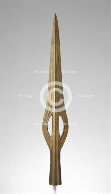 Spearhead, Bronze Age, 1200-800 B.C. Creator: Unknown.