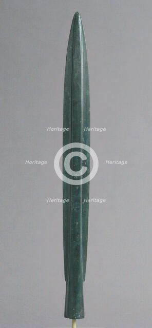 Spearhead, Bronze Age, ca. 1200-900 B.C. Creator: Unknown.