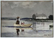Spearing Eels, ? late 1800s. Creator: Winslow Homer (American, 1836-1910)