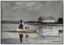 Spearing Eels, ? late 1800s. Creator: Winslow Homer (American, 1836-1910)