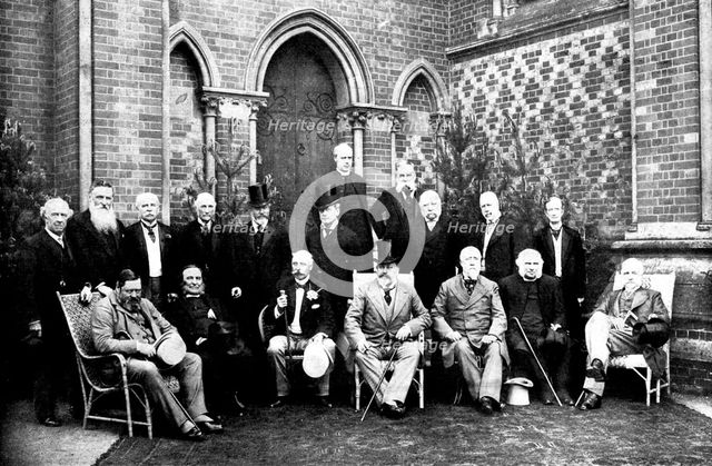 Speech Day at Wellington College: distinguished visitors, 1898. Creator: Allen Hastings Fry.