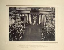 Speech from the throne of Emperor Nicholas II on April 27, 1906, 1906. Artist: Anonymous