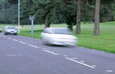 Speed Camera and road markings