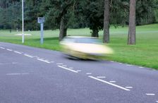 Speed Camera and road markings