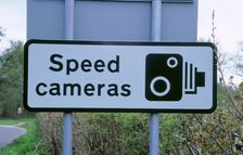 Speed Camera warning sign