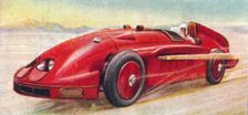 'Speed of the Wind (Captain G. E. T. Eyston & A. Denly) 1938. Artists: George Eyston, Unknown