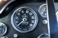 Speedometer of a 1961 Aston Martin DB4 GT SWB lightweight. Creator: Unknown