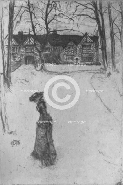 'Speke Hall', 1870, (1904). Artist: James Abbott McNeill Whistler.