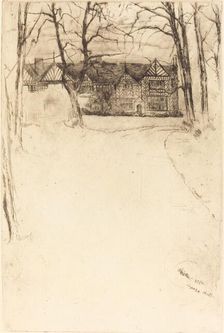 Speke Hall, No.1, 1870. Creator: James Abbott McNeill Whistler