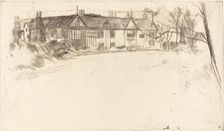 Speke Hall, No.2, 1875. Creator: James Abbott McNeill Whistler