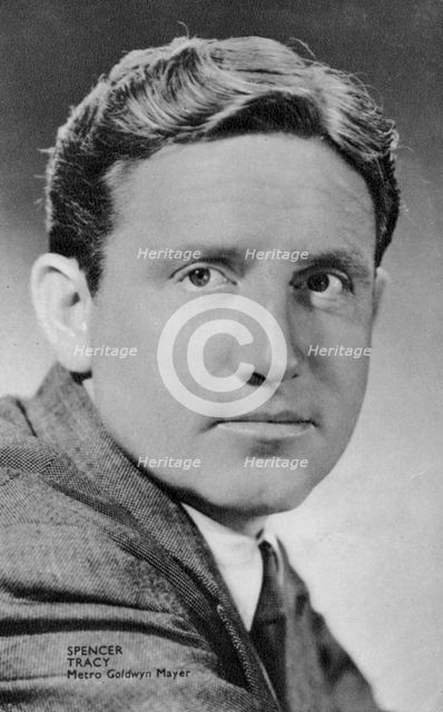 Spencer Tracy (1900-1967), American actor, c1930s. Artist: Unknown
