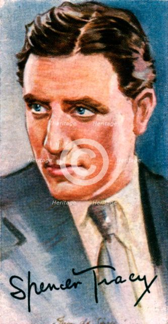 Spencer Tracy, (1900-1967), two time Academy Award winning American film actor, 20th century. Artist: Unknown