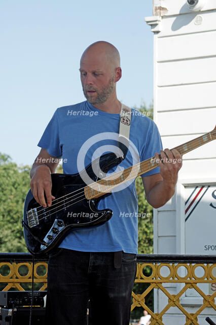 Spencer Brown, The Coalminers, Jazz on the Vine, Sevenoaks, Kent, 13 Sep 2020. Creator: Brian O'Connor.