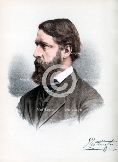 Spencer Compton Cavendish, Marquis of Hartington, British Liberal statesman, c1890.Artist: Cassell, Petter & Galpin