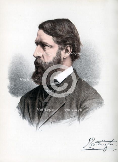 Spencer Compton Cavendish, Marquis of Hartington, British Liberal statesman, c1890.Artist: Cassell, Petter & Galpin