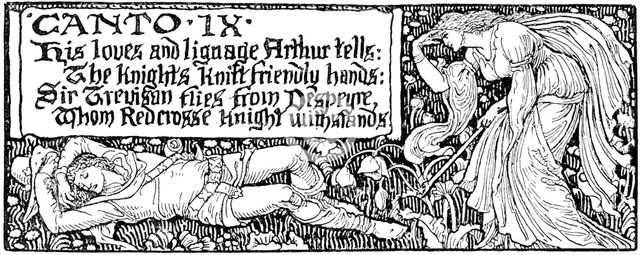 Spenser's "Faerie Queene", 1895. Creator: Walter Crane.