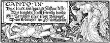 Spenser's "Faerie Queene", 1895. Creator: Walter Crane