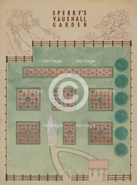 Sperry Gardens, c. 1936. Creator: George Stonehill.
