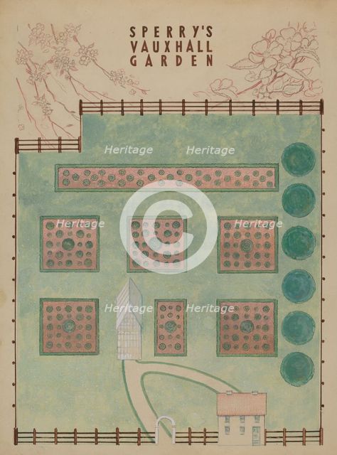 Sperry Gardens, c. 1936. Creator: George Stonehill.