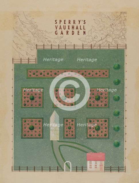 Sperry Gardens, c. 1936. Creator: George Stonehill.