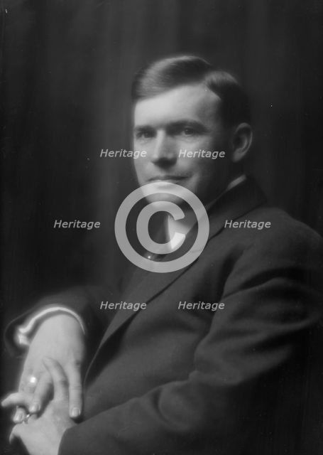 Sperry, J.C., Mr., portrait photograph, 1912 or 1913. Creator: Arnold Genthe.