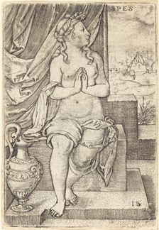 Spes (Hope). Creator: Master I. B.