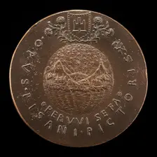 Sphere Representing Earth, Sea, and Sky [reverse], c. 1448/1449. Creator: Pisanello