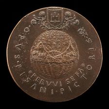 Sphere Representing Earth, Sea, and Sky [reverse], c. 1448/1449. Creator: Pisanello