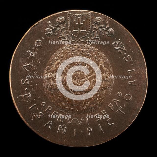 Sphere Representing Earth, Sea, and Sky [reverse], c. 1448/1449. Creator: Pisanello.