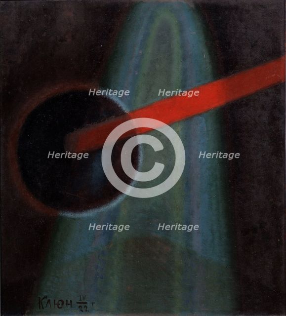 Spherical composition, 1922. Artist: Klyun, Ivan Vassilyevich (1873-1942)