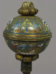 Spherical knop, German, late 12th century. Creator: Unknown