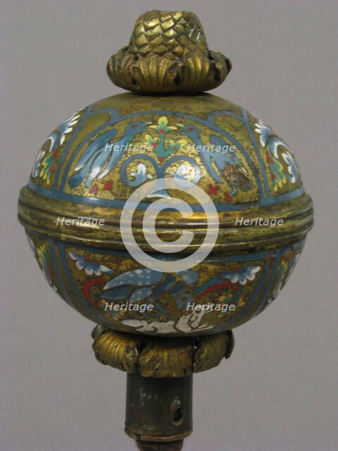 Spherical knop, German, late 12th century. Creator: Unknown.