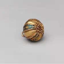 Spherical Pendant or Button, Byzantine, 900-950. Creator: Unknown