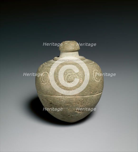 Spheroconical Vessel, Iran, 9th-10th century. Creator: Unknown.