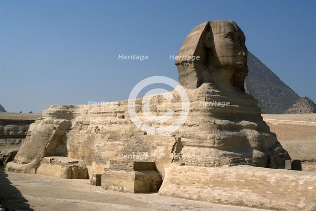 Sphinx, Giza, Egypt, 2007. Creator: Ethel Davies.