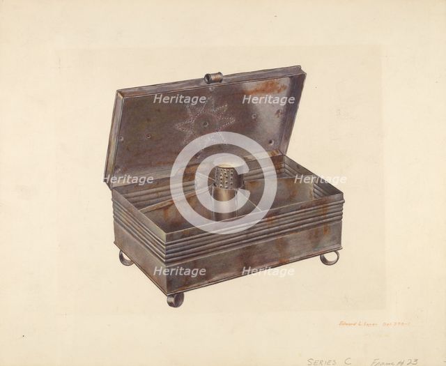 Spice Box, c. 1927. Creator: Edward L Loper.
