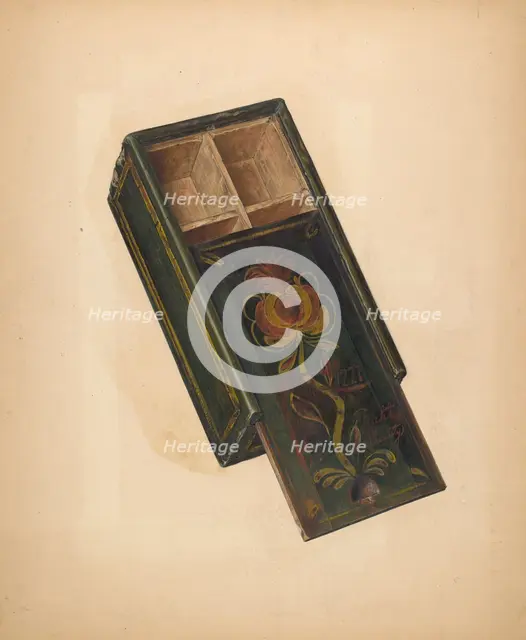 Spice Box, c. 1937. Creator: Angelo Bulone.