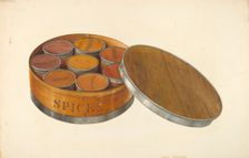 Spice Box, c. 1938. Creator: John Bodine