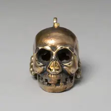 Spice Box Shaped as a Skull, Germany, 17th century. Creator: Unknown