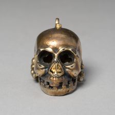 Spice Box Shaped as a Skull, Germany, 17th century. Creator: Unknown