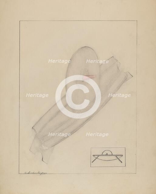 Spice Grinder, 1935/1942. Creator: Columbus Simpson.