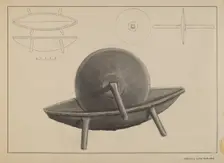 Spice Grinder, c. 1937. Creator: Francis Law Durand