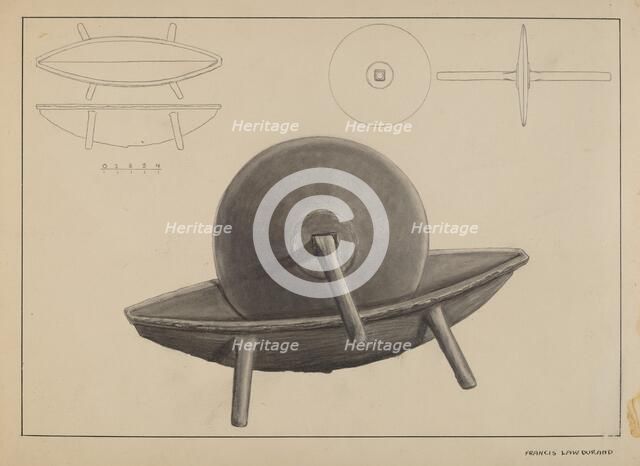Spice Grinder, c. 1937. Creator: Francis Law Durand.